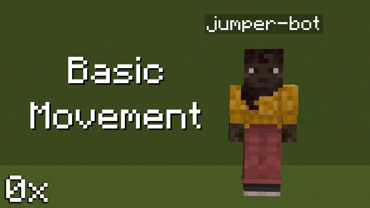 Basic Movement for Mineflayer Minecraft Bots in Python [11]