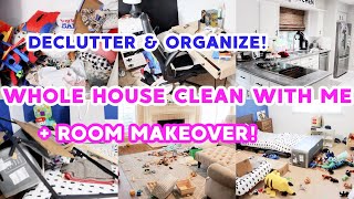 EXTREME ULTIMATE WHOLE HOUSE CLEAN WITH ME! CLEANING MOTIVATION 2021! DECLUTTER ROOM TRANSFORMATION