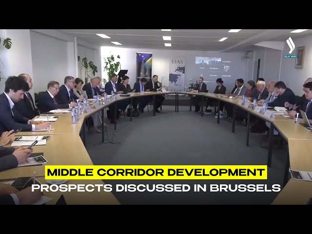 Middle Corridor development prospects discussed in Brussels