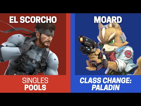 Class Change: Paladin Singles Pools - El Scorcho (Snake) vs MoarD (Fox) - SSBU