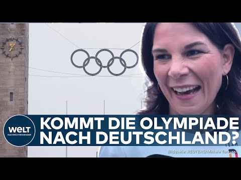 OLYMPISCHE SPIELE 2024: Annalena Baerbock und Nancy Faeser werben für deutsche Olympiabewerbung