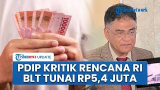 PDIP Soroti Rencana Prabowo Beri BLT Tunai Rp5,4 Juta per Orang Tanyakan Sumber Dana & Penerima