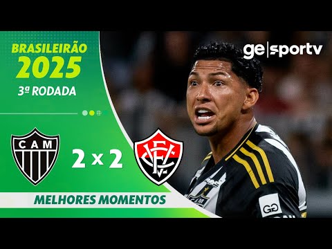 Gols e lances de Atlético Mineiro x Vitória