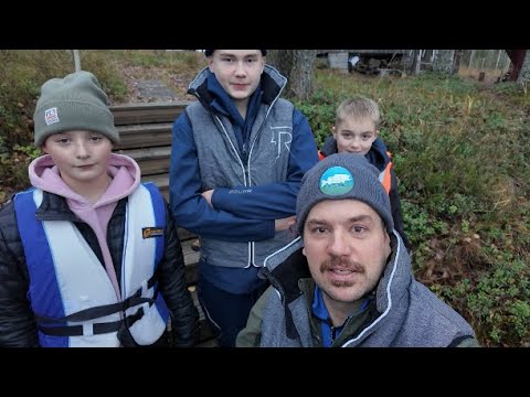 Nuorison kanssa kalassa. Verkkokalastusta 8.11.2025