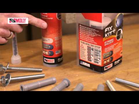 CHEMICAL FIXINGS - How to use Molly Chemical Fixings in Solid or Hollow Brick Walls