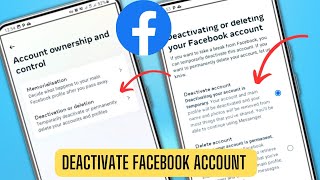 How to Deactivate Facebook Account(2023 LATEST UPDATE)