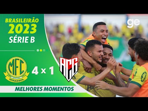 Gols e lances de Mirassol x Atlético-GO