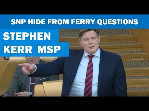 SNP refuse to discuss Ferry Fiasco in Parliament