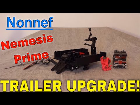 Nonnef Transformers WFC Spoiler Pack Nemesis Prime Trailer Upgrade - GotBot True Review NUMBER 827