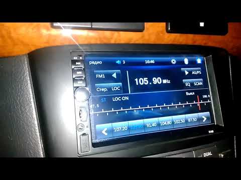 Как заменить заставку на китайской магнитоле 7018B