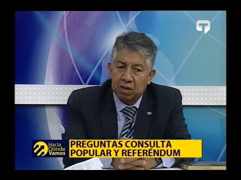 Hacia Dónde Vamos: Preguntas consulta popular y referéndum