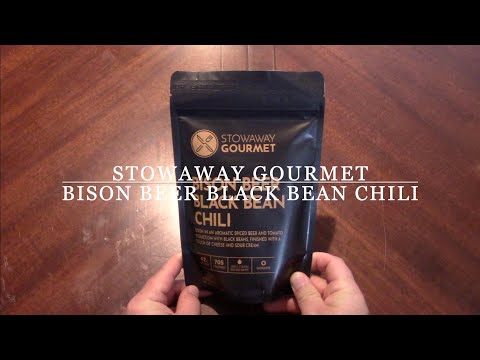 MRE Review | Stowaway Gourmet | Bison Beer Black Bean Chili