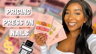 HOW I PRICE MY PRESS ON NAILS | 2 Ways To Price | Press on Nail Business
