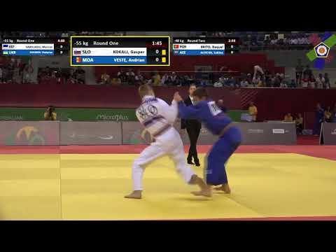Judo.MD 2019  55 kg  KOKALG (SLO) - VESTE (MDA)  EYOF Baku  2019