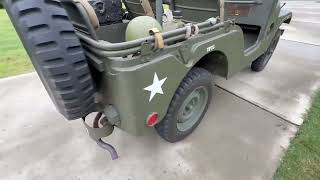 1952 Willys M38A1 & M416 ¼-Ton Trailer: Start Up