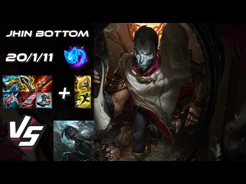 BOTTOM Jhin vs Senna - NA Grandmaster Patch 25.S2.8