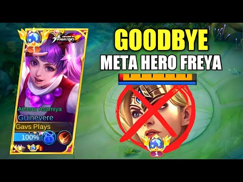 GOODBYE META HERO FREYA, YOUR SWORD CAN'T HELP YOU ( Guinevere Damage Hack )