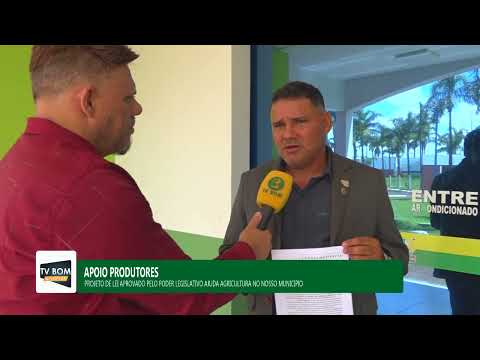 Projeto aprovado pela Câmara de Vereadores de Bom Jesus GO deve ajudar produtores e a agricultura.