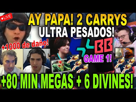 😮EL DOTA DEL AÑO!!😮 BENJAZ LEO Y PAPITA SE VUELVEN LOCOS CON LA PARTIDA MAS EPICA DEL AÑO! 6 DIVINES