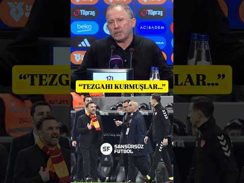 💥 Sergen Yalçın: “Bu işler oyunu sahanın içinden alır, siyasi işlere taşır…”