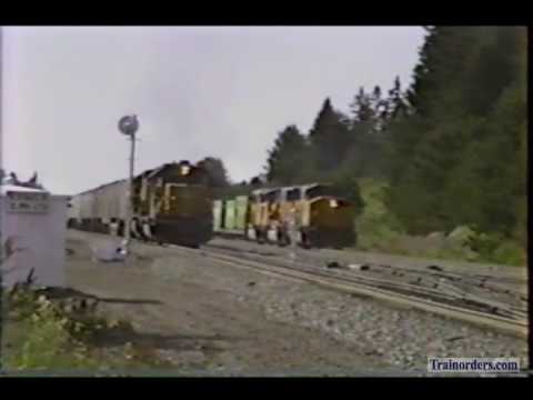 Classic Railroad Series 477 - UP 6100 East at Kamela, OR July 3, 1992