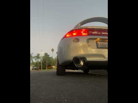 HKS Catback Exhaust 99 Eclipse GSX Startup/Rev