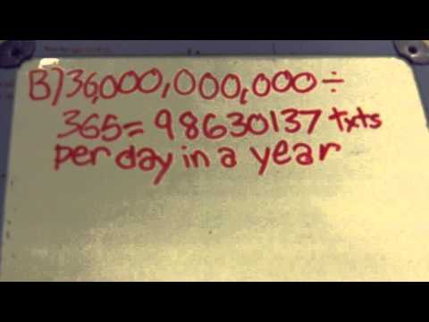 Math investigation txt me