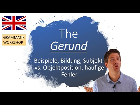 The "gerund" - explained! English grammar