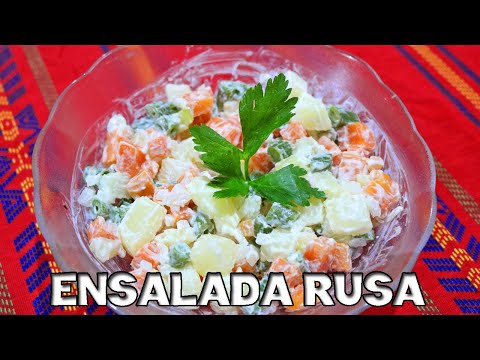 Como preparar una Ensalada Rusa Chapín - Fácil y Rápido - Recetas Chapinas