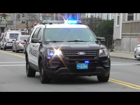 Everett, MA Police Responding x3