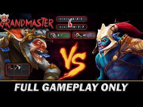 COMEBACK GAME! Hard Game GrandMaster MEEPO VS HUSKAR MID - Meepo Gameplay#912
