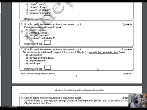 Simulare 2024-Evaluare Nationala Ilfov