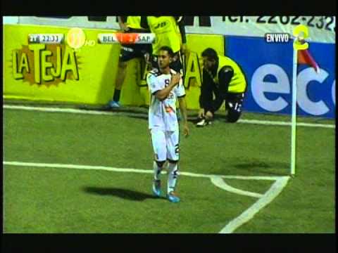 25-02-14 Diego Estrada sale de cambio al minuto 21 -- Belén FC 1 - 2 Dep. Saprissa