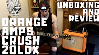 Video thumbnail for ORANGE Crush CR20LDX -  review and unboxing by Samer Bata