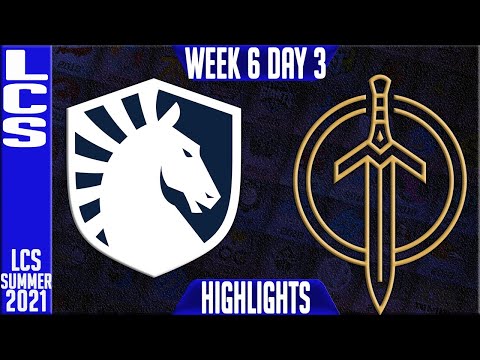 TL vs GG Highlights | LCS Summer 2021 W6D3 | Team Liquid vs Golden Guardians