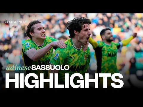 Serie A Enilive | Highlights from Udinese-Sassuolo 1-2
