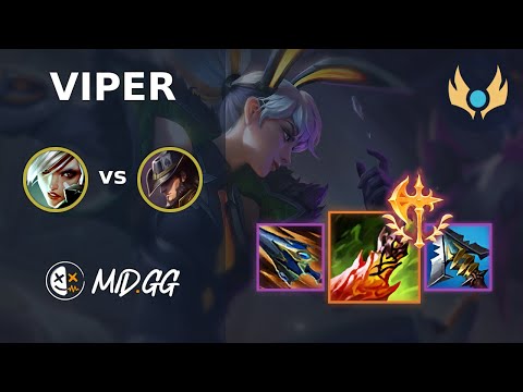 MID.GG: [ Viper ] Riven MID vs Twisted Fate | NA CHALLENGER | LOL Season 2025