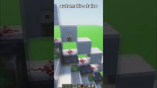 automatic Stairs Buildhack #shorts #minecraft