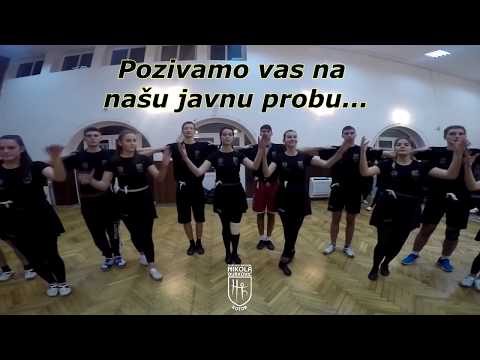 Poziv na javnu probu FA "Nikola Djurković" 26.12.2018.