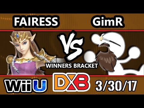DXB 2017 SSB4 - Fairess (Zelda) Vs. VGBC | GimR (G&W) Smash 4 Tournament - Smash Wii U