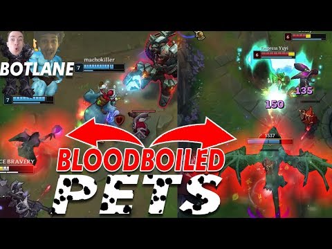 Nunu can Bloodboil Mordekaiser's Pets - MORDE NUNU BOTLANE IS OP!
