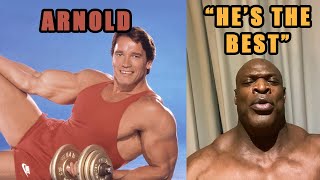Ronnie Coleman Thinks Arnold Schwarznegger Was The Best Bodybuilder Of ALL TIME