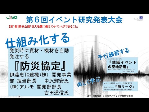 イベントプロデュース学科 Session3伊藤忠TC建機株 開発事業部 担当部長 中沢 輝安 氏  株アルモ 開発部部長 吉田 道信