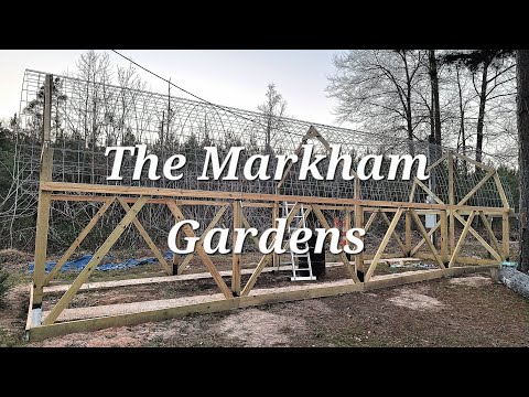 Framing the End Walls for Our Greenhouse