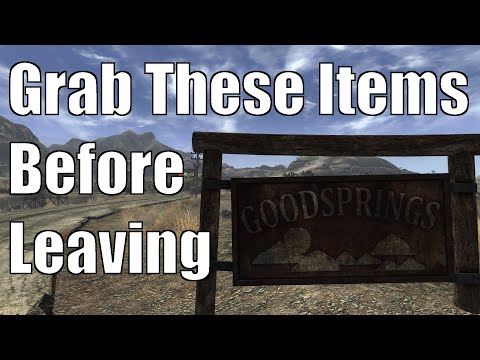 Grab These Items Before Leaving Goodsprings