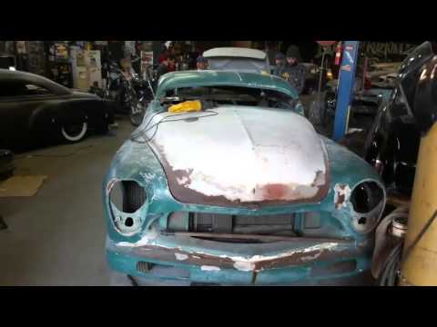 Chopping a 1950 mercury part 2