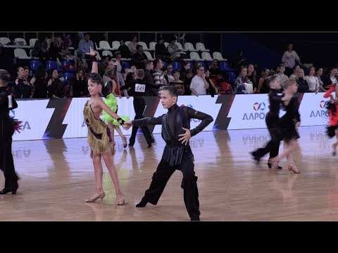 Georgiy Plotnikov - Marina Plotnikova RUS, Cha-Cha-Cha | ROC 2018 WDSF Open Junior I Latin