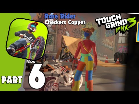 Touchgrind BMX 3 : Rivals - Rare Rider Checkers Copper | Gameplay Walkthrough Part 6