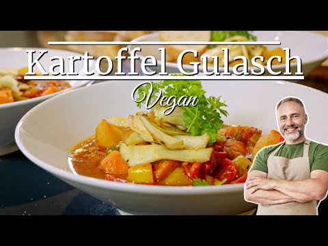 Deftiges veganes Kartoffelgulasch 🌱 - Extrem lecker & einfach! Kartoffeln in Perfektion!