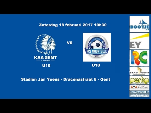KAA Gent Ladies U10 tegen FCE Moortsele U10